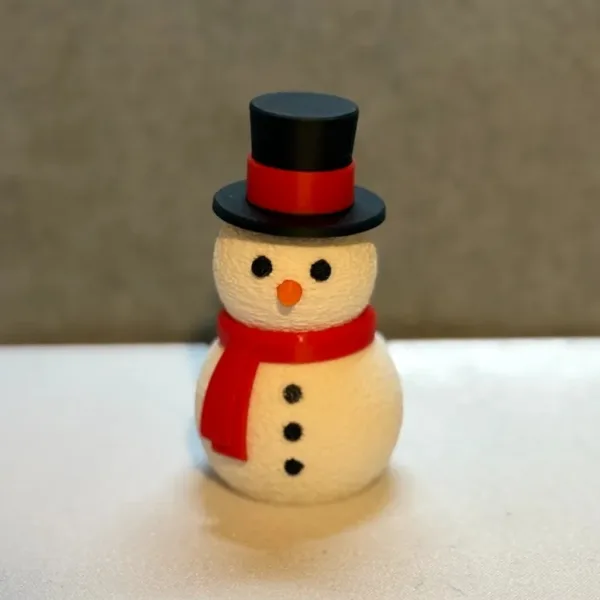 Schneemann mit Hut