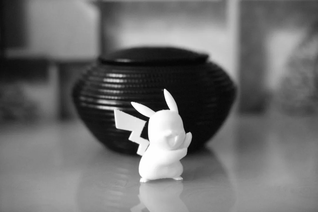 Personalisiertes 3D-gedrucktes Objekt als Geschenkidee in Nahaufnahme