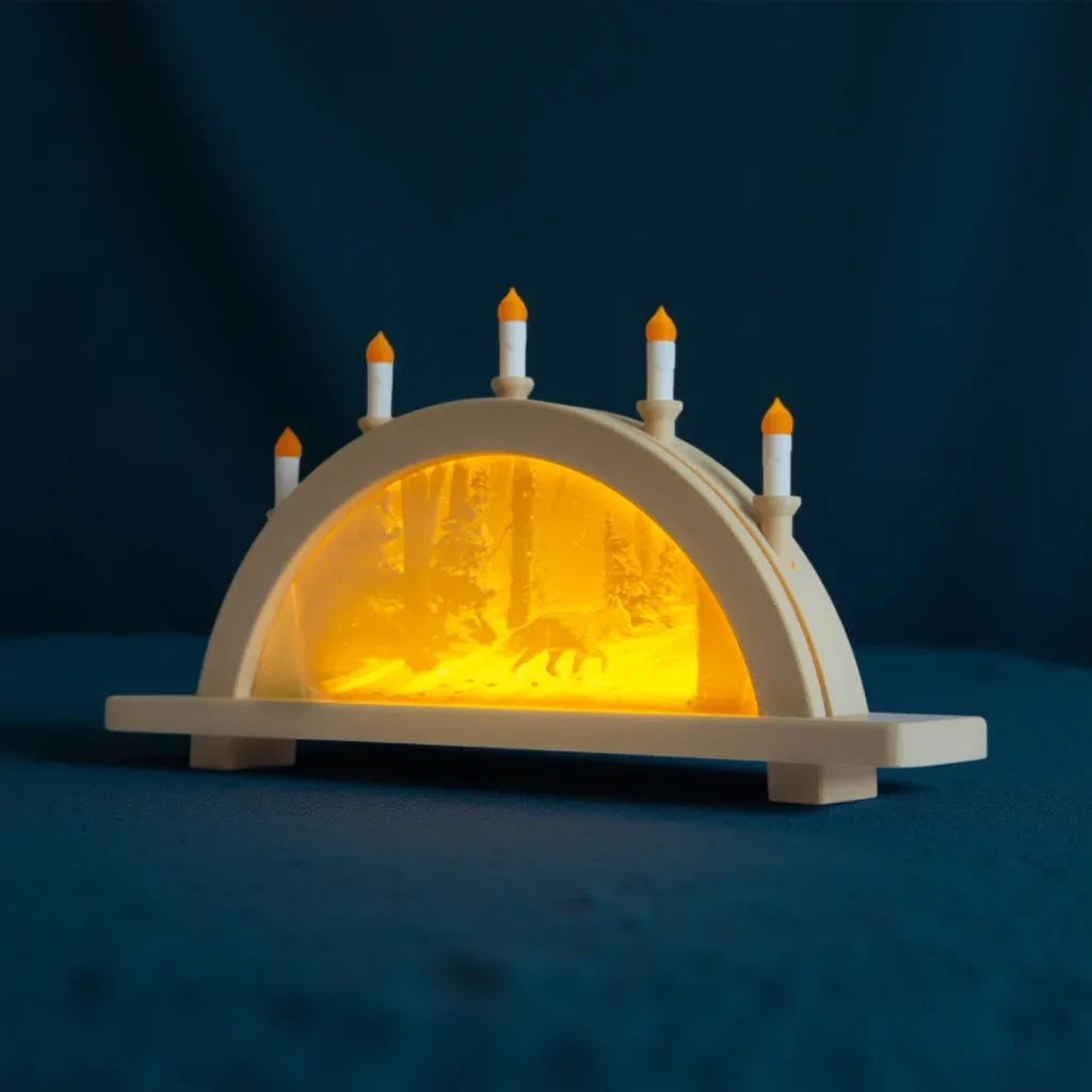Lithophan Schwibbogen 2025 Edition